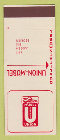 Matchbook Cover - Union Mobel Schulten Verkaufs SAMPLE