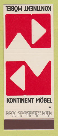 Matchbook Cover - Kontinent Mobel Fischer KG Bergkamen Am Nordberg
