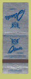 Matchbook Cover - Sande Men's Clothes  TX