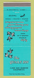 Matchbook Cover - The Quails Inn Lake San Marcos CA
