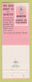 Matchbook Cover - Bankers Life of Des Moines IA NBC Radio