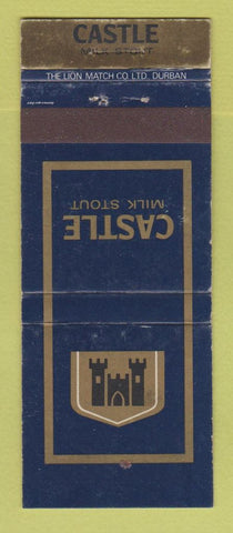 Matchbook Cover - Castle Milk Stout Beer South Africa WEAR