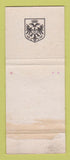 Matchbook Cover - Brand Bier Beer WEAR