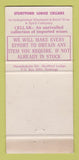 Matchbook Cover - Leopard Beer Stortford Lodge Cellars Hastings New Zealand