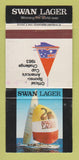 Matchbook Cover - Swan Lager Beer 1983 America's Cup WORN