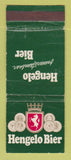 Matchbook Cover - Hengelo Bier Beer WORN