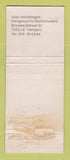 Matchbook Cover - Hengelo Bier Beer WORN