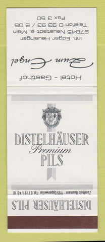 Matchbook Cover - Hotel Gasthof Zum Engel Distelhauser Pils Beer