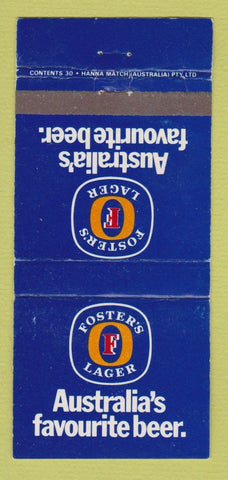 Matchbook Cover - Foster's Lager Beer Australia WEAR