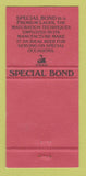 Matchbook Cover - Swan Special Bond Beer Australia WEAR