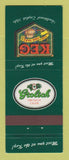 Matchbook Cover - Grlosch Beer Keg English Pubs