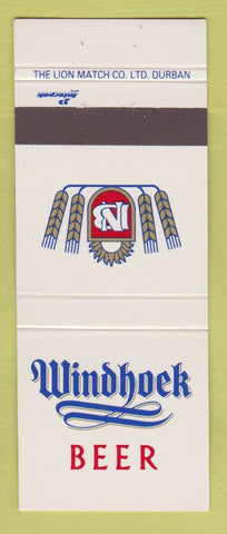 Matchbook Cover - Windhoek Beer South Africa