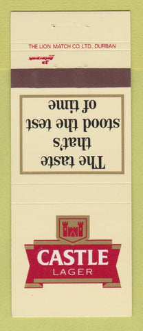 Matchbook Cover - Castle Lager Beer South Africa