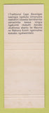 Matchbook Cover - Giya Beer South Africa