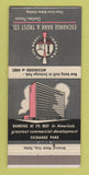 Matchbook Cover - Exchange Bank and Trust Dallas TX 30 Strike
