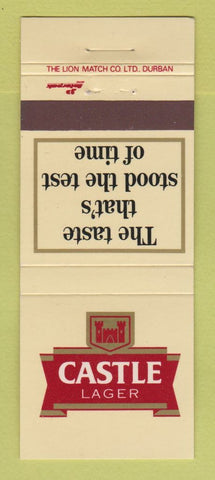 Matchbook Cover - Castle Beer Lager South Africa