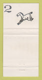 Matchbook Cover - EG Honda Levis QC WEAR 30 Strike
