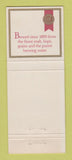 Matchbook Cover - Castle Lager Beer South Africa