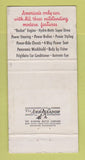 Matchbook Cover - Oldsmobile Rocket William Major Asbury Park NJ WORN 30 Strike