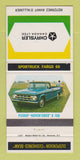Matchbook Cover - Chrysler Canada Sport Truck Fargo 1969 30 Strike