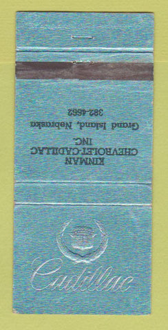 Matchbook Cover - Kinman Chevrolet Cadillac Grand Island NE WEAR 30 Strike