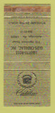 Matchbook Cover - Liberto Oldsmobile Cadillac Ambridge PA WORN 30 Strike