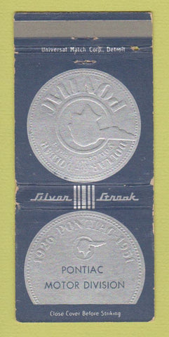 Matchbook Cover - 1951 Pontiac Motor Division WEAR 30 Strike