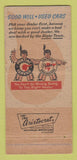 Matchbook Cover - 1951 Pontiac Motor Division WEAR 30 Strike