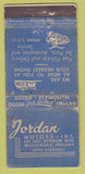 Matchbook Cover Jordan Motors Dodge Plymouth Mishawaka IN WORN 21 Strike Feature