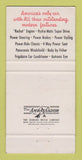 Matchbook Cover - Oldsmobile Rocket Bradley Tulsa OK WORN 30 Strike