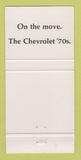 Matchbook Cover - Hawkins Chevrolet Danville PA 30 Strike