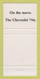 Matchbook Cover - Thomas Chevrolet Bedford PA 30 Strike