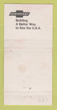 Matchbook Cover - Sheaffer Chevrolet Loysville PA WEAR 30 Strike
