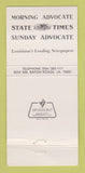 Matchbook Cover - State Times Baton Rouge LA Newspaper John Scopes 30 Strike