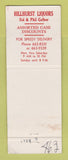 Matchbook Cover - Hillhurst Liquors Los Angeles CA WORN