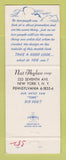 Matchbook Cover - Nat Thylan Furs New York City