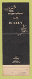Matchbook Cover - Tiffin Inn Denver Colorado