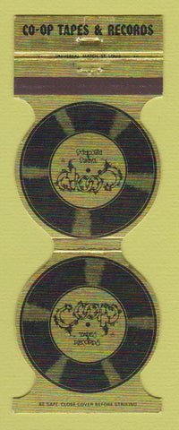 Matchbook Cover - COOP Tapes Records Music IL IA CHAIN