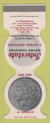 Matchbook Cover - Interstate Building Association Washington DC WEAR