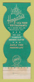 Matchbook Cover - Hogate's Seafood Restaurant Washington DC Jewelite