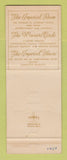 Matchbook Cover - Imperial House Lexington KY