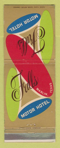 Matchbook Cover - Falls Motor Hotel Marlin TX