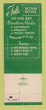 Matchbook Cover - Falls Motor Hotel Marlin TX