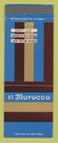 Matchbook Cover - El Morocco Indio CA