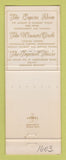 Matchbook Cover - Imperial House Lexington KY
