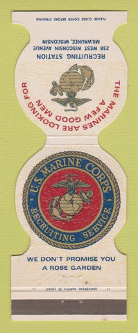 Matchbook Cover - US Marines Recruiting Milwaukee WI