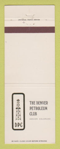 Matchbook Cover - Denver Petroleum Club Colorado
