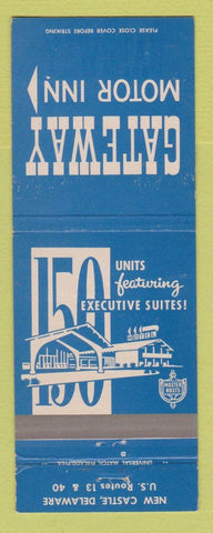 Matchbook Cover - Gateway Motor Inn New Castle DE