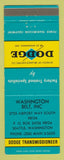 Matchbook Cover - Dodge Transmissions Seattle WA