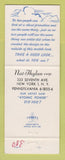 Matchbook Cover - Nat Thylan Furs New York City